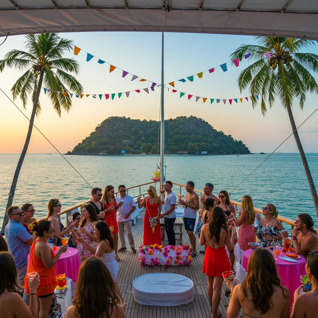 Best Routes and Destinations for Yacht Parties in Pattaya
