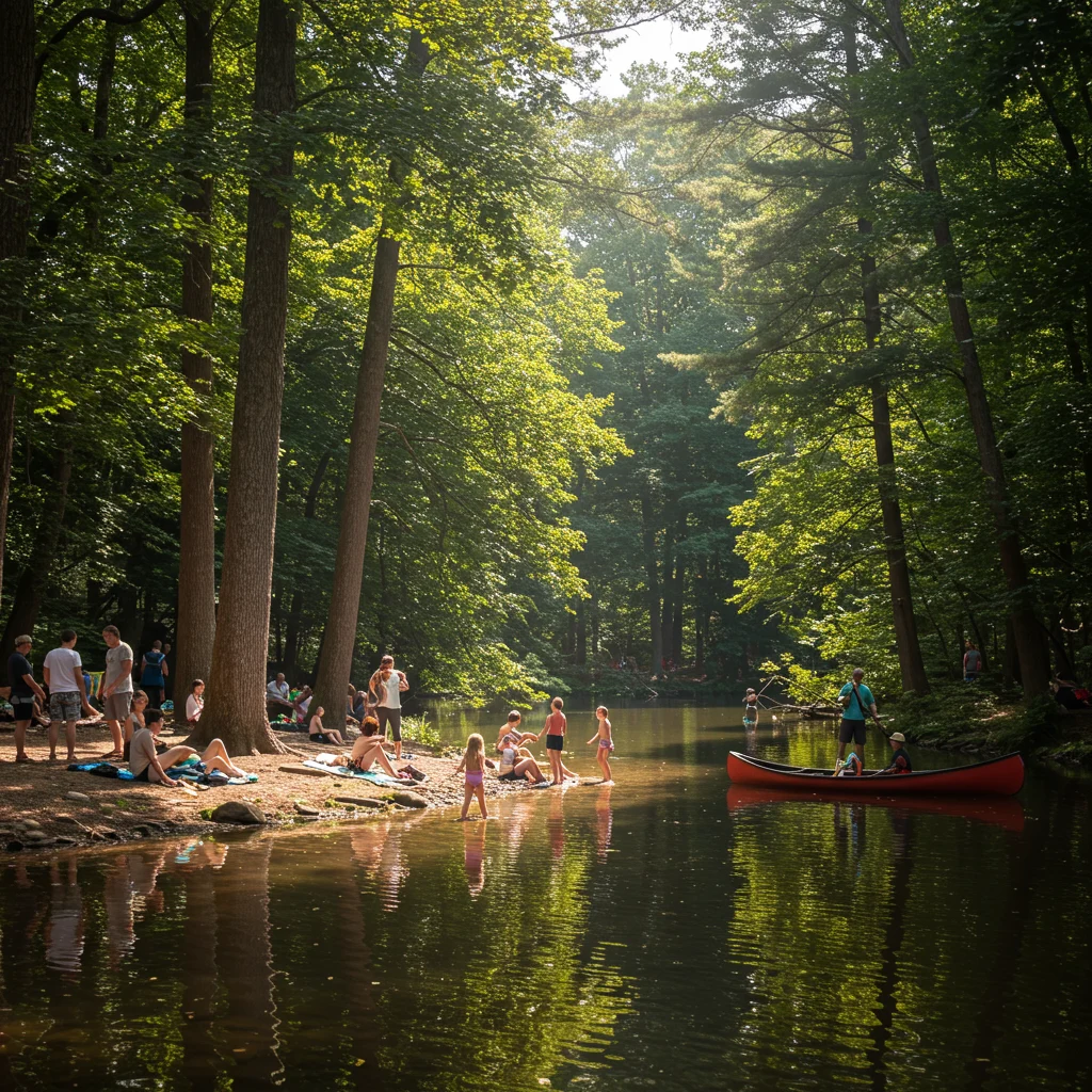Forest Lagoon for Families