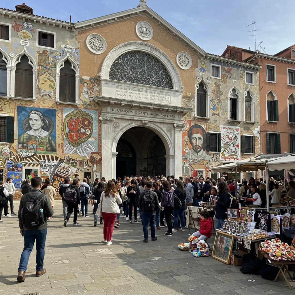 Foto della Stazione Santa Lucia nelle Arti e nella Cultura Popolare