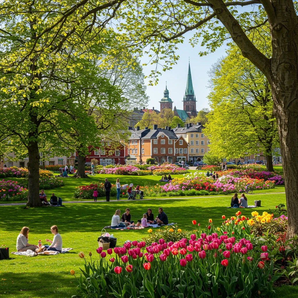 Grønne oaser og parker i Göteborg