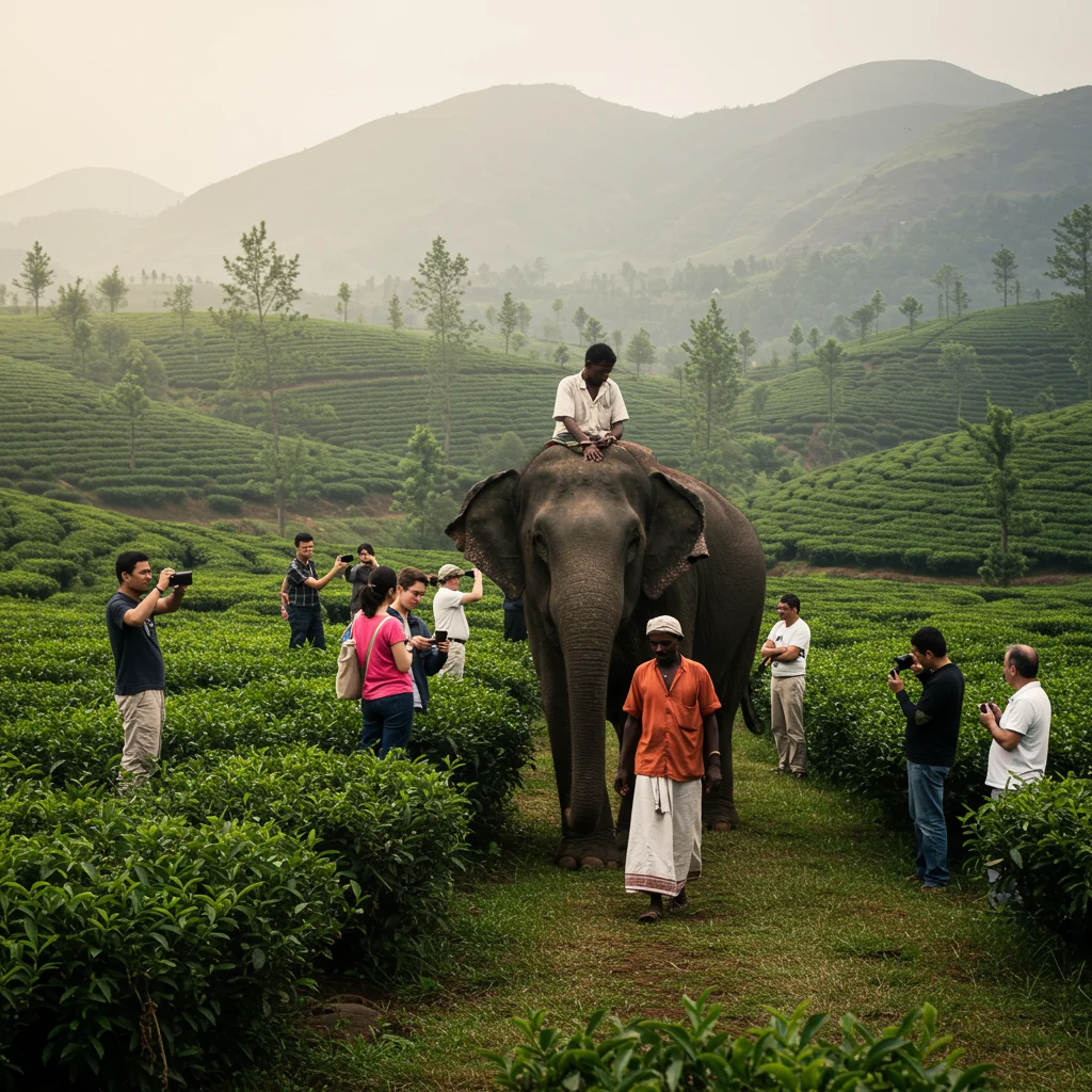 How Are Elephants Trained for Tourism in Munnar?