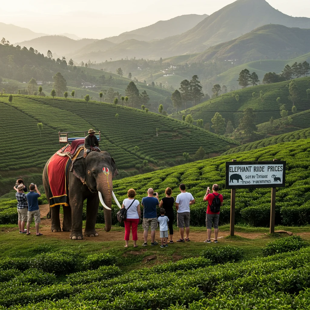 How Much Does an Elephant Ride Cost in Munnar?