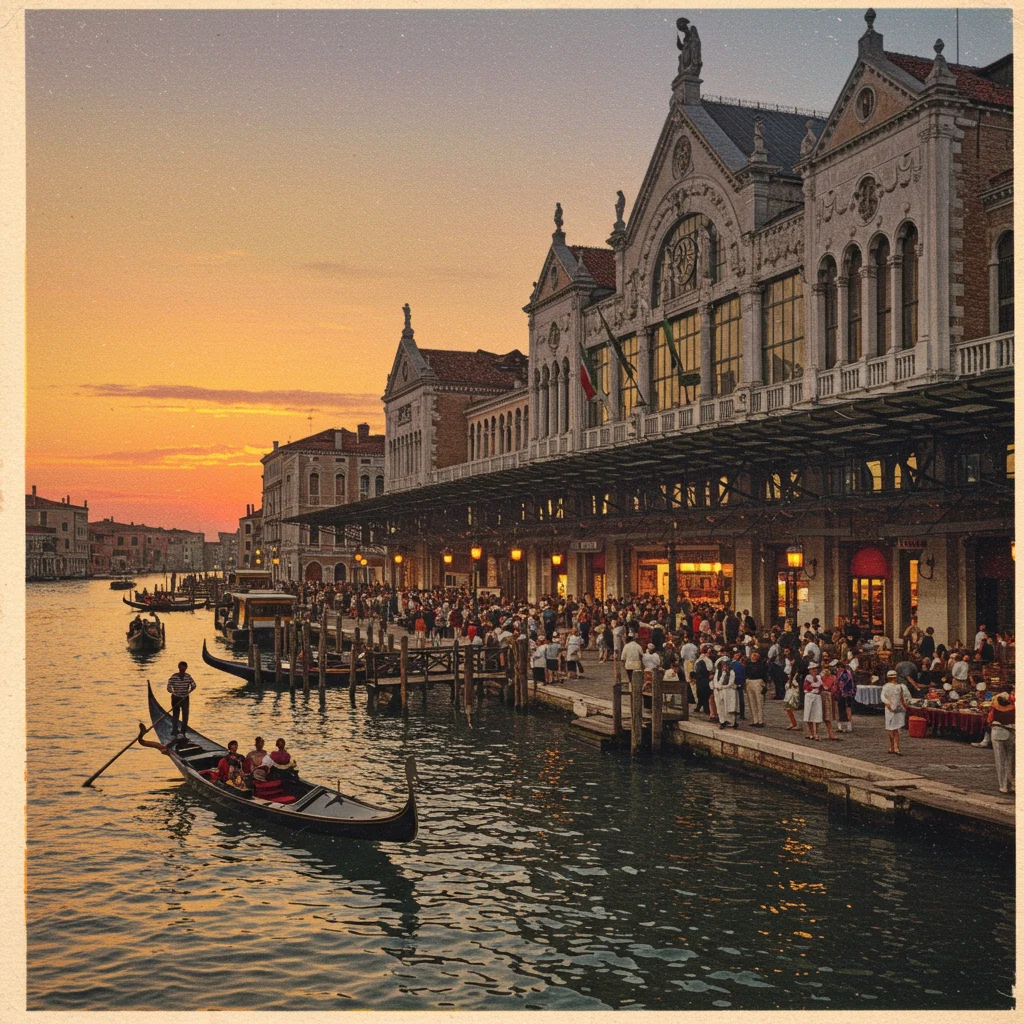 Introduzione alle Foto di Stazione Venezia Santa Lucia da Cartolina