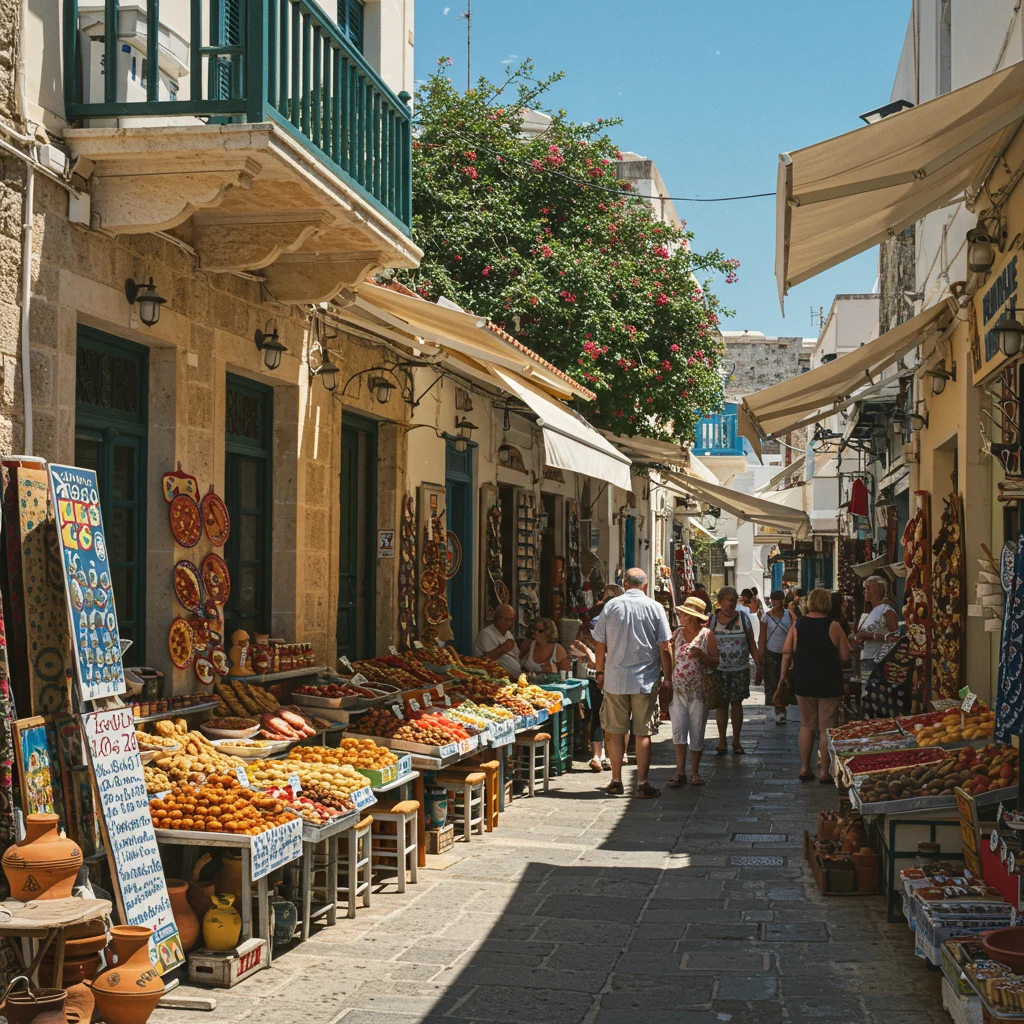 Jour 7 : Comment profiter de la culture, de la gastronomie et du shopping à Rhodes ?