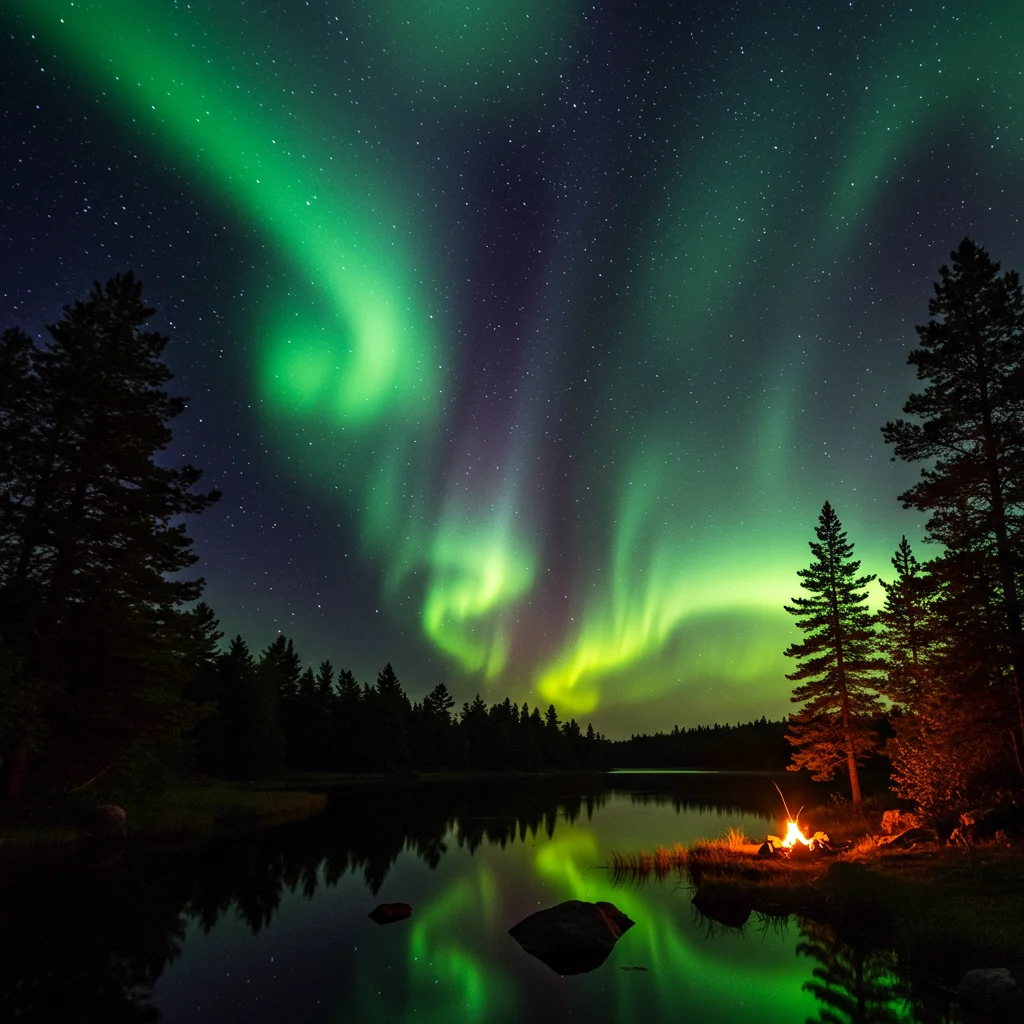 Northern Lights Viewing at Forest Lagoon