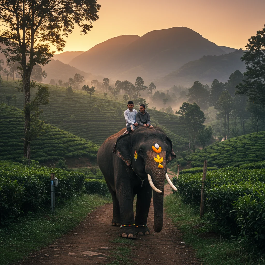 Where Can You Go for an Elephant Ride in Munnar?