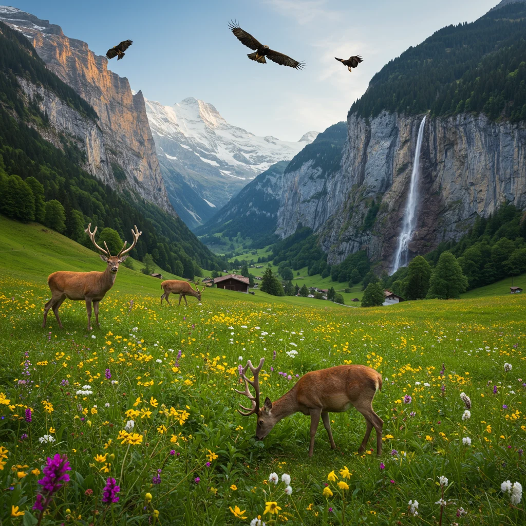 Wildlife Watching in Lauterbrunnen Valley